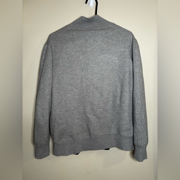 Fairway & Greene Italian Merino Wool 1/4 Zip Size XL Lined Golf Sweater Money - Picture 2 of 6